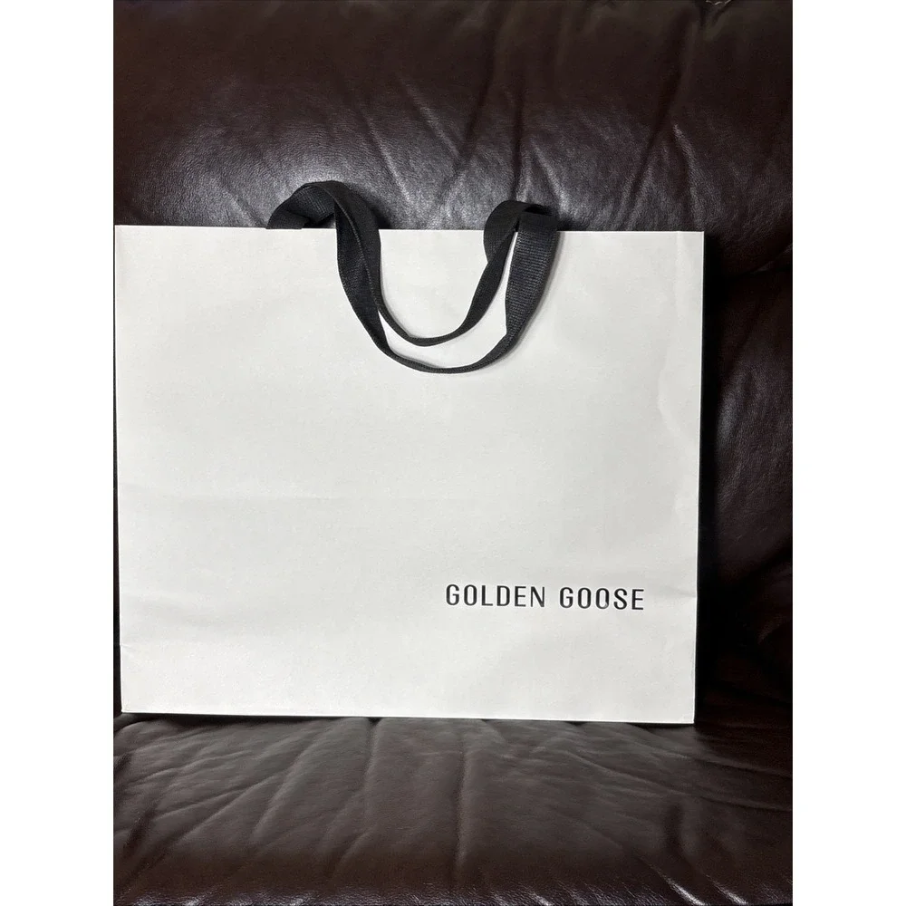 Empty Golden Goose Large Paper Shopping Bag & 2 Empty Shoe Boxes